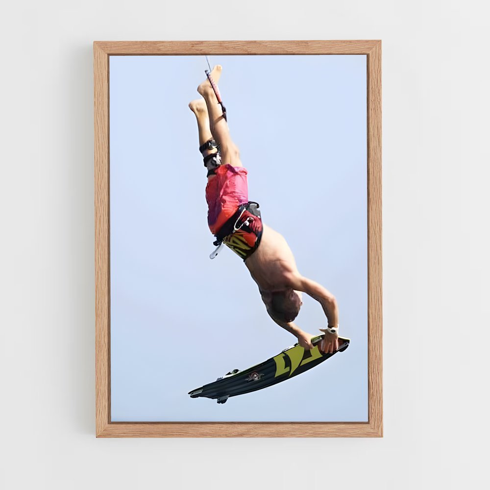 Poster Kevin langeree – affiche Kitesurf (vue 4)